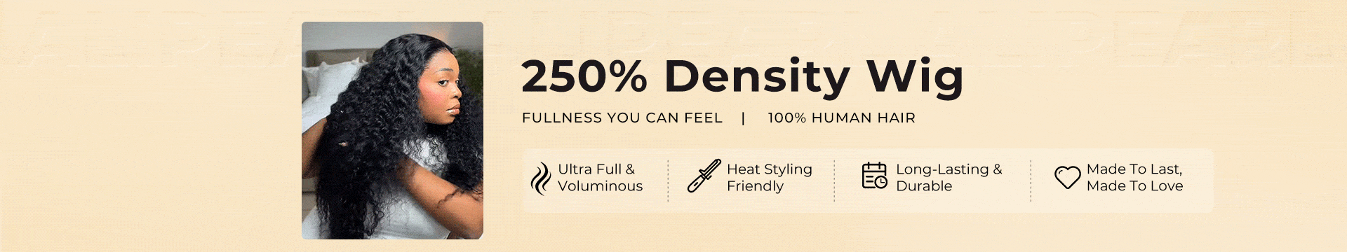 250% Density Wigs