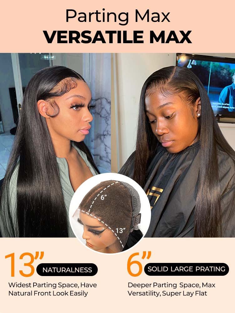 Straight HD Lace Front Wigs