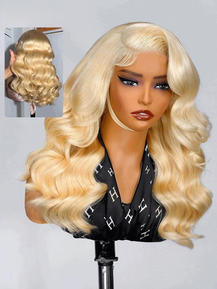 #613 blonde body wave wig