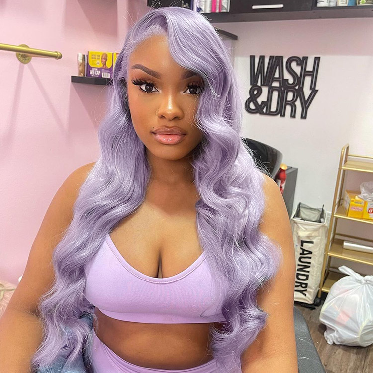 Purple Body Wave Wigs