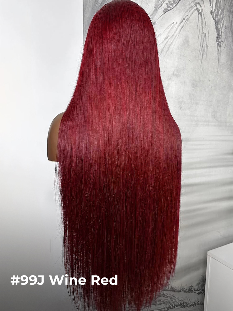 colored lace front wig human hair