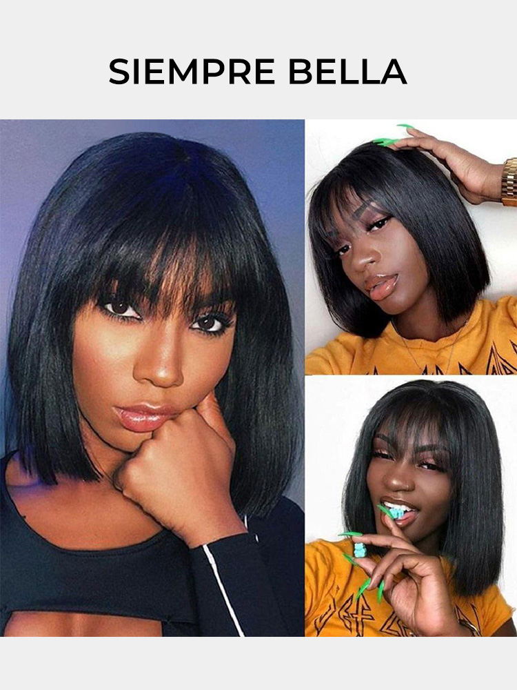 Short Bob Human Hair Wig