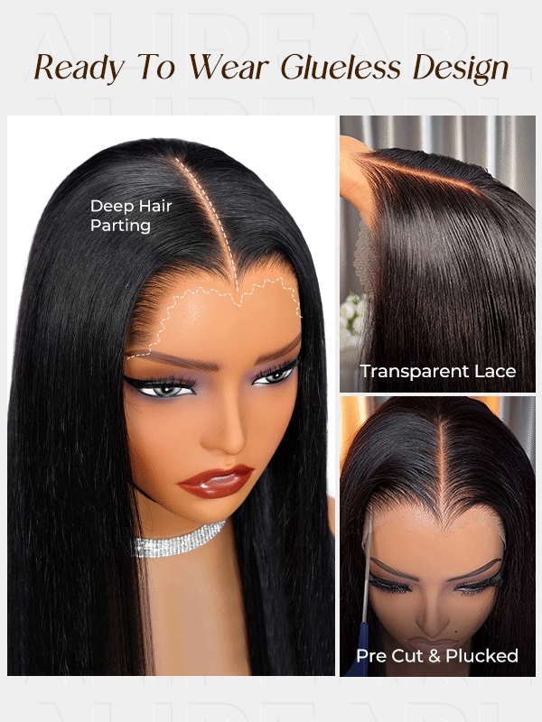 ready to wear glueless lace closure