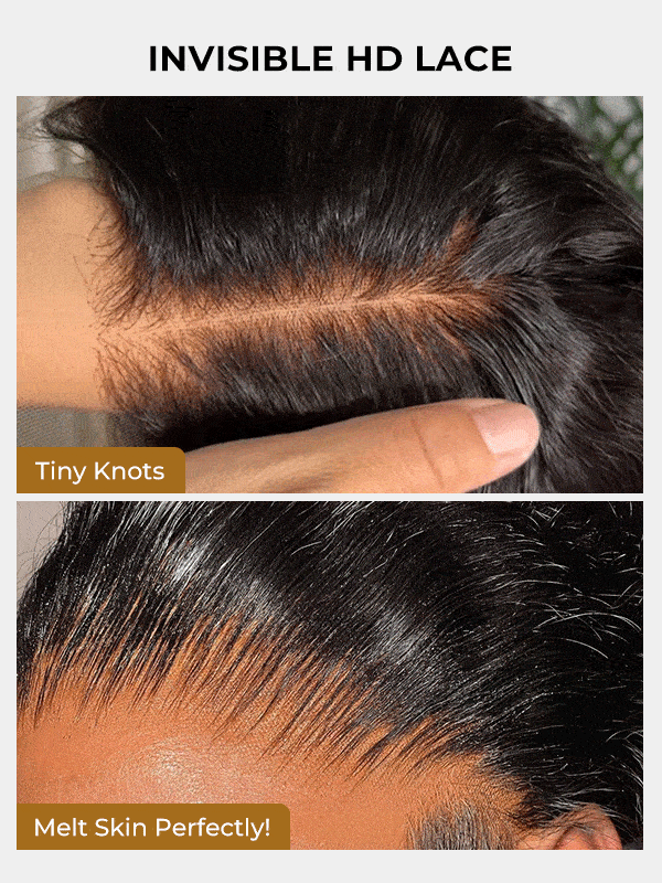 invisible HD lace frontal tiny knots