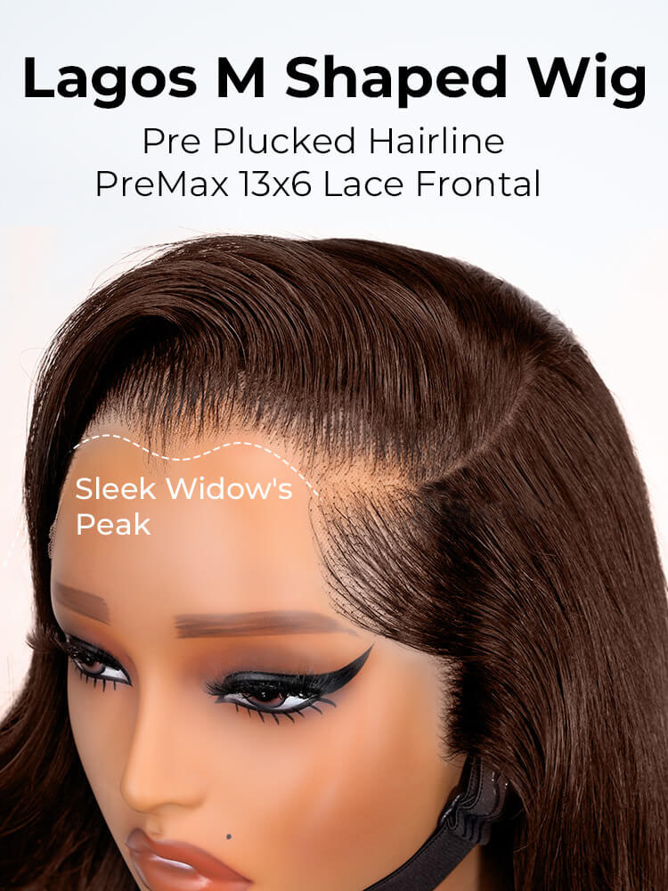 13x6 Lace Frontal Wig With Lagos M Hairline -2