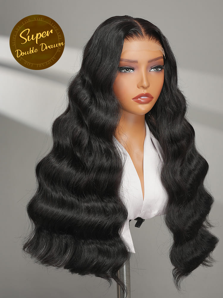 super double drawn wig