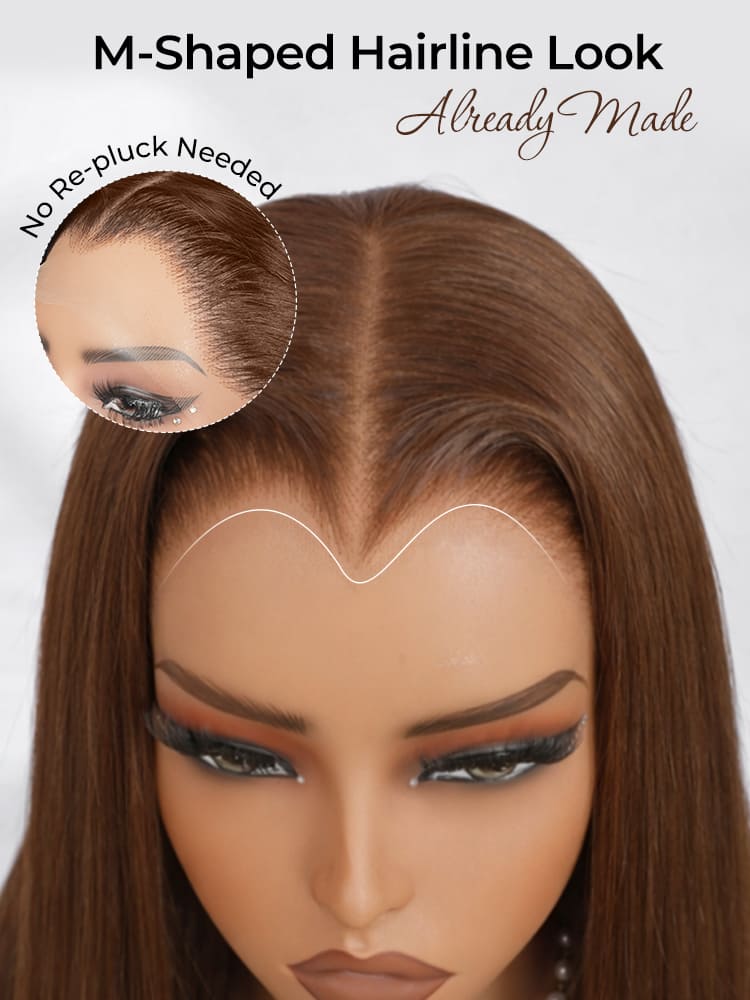 M shaped hairline wig
