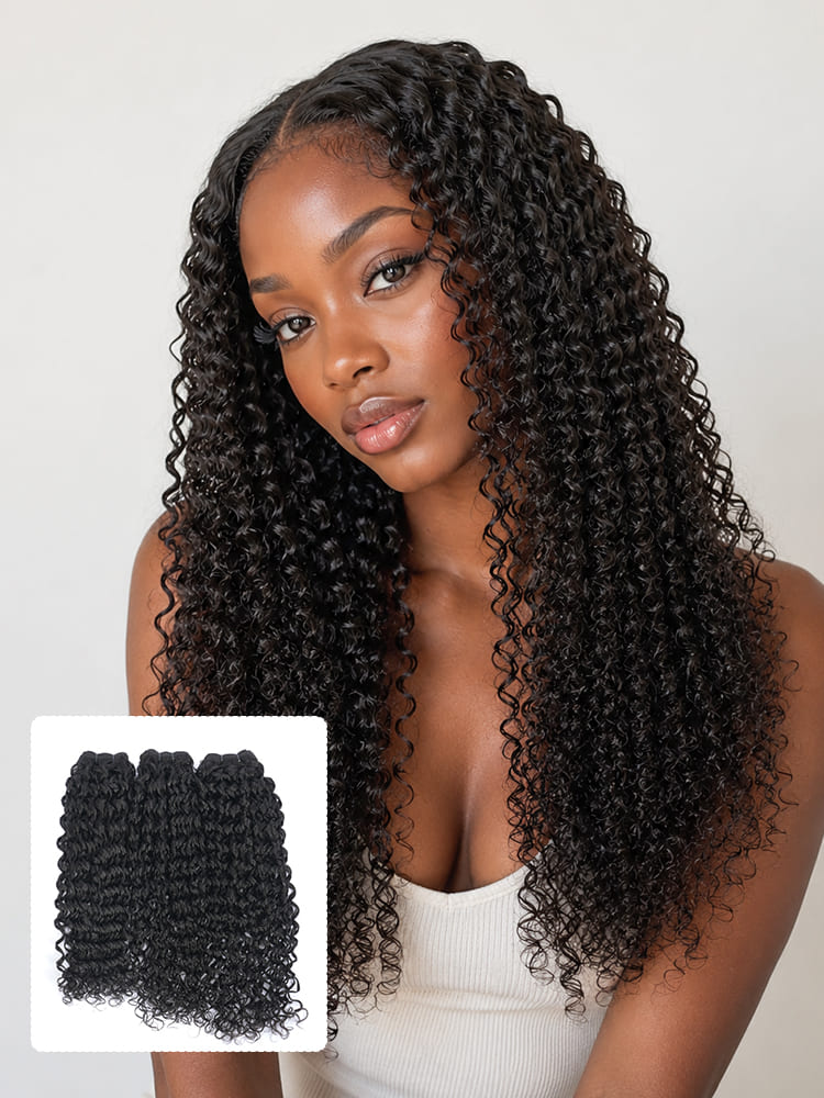 Raw Indian Curly Hair 3 Bundles Human Hair With Spiral Curls