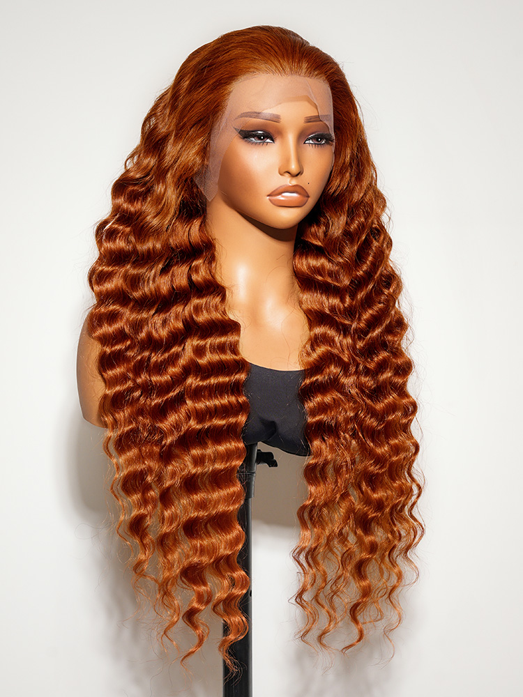 Ginger Deep Wave 13x6 Lace Frontal Wig
