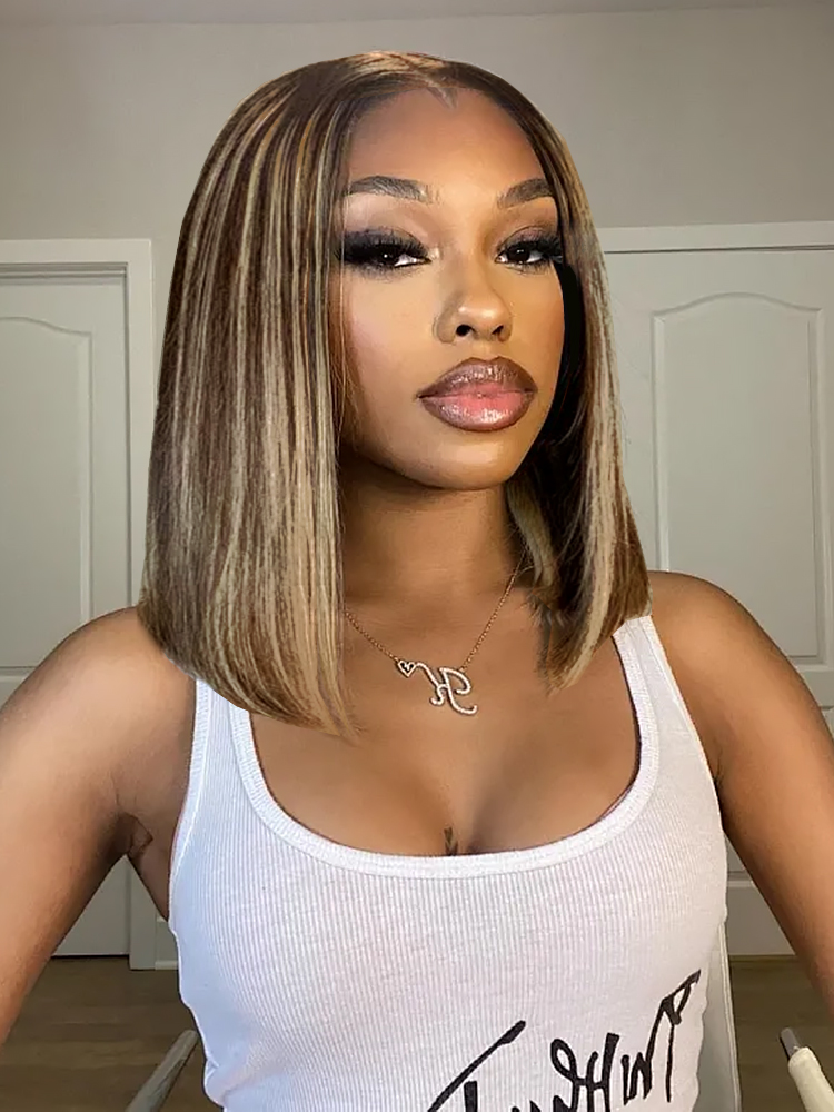 highlight bob wig