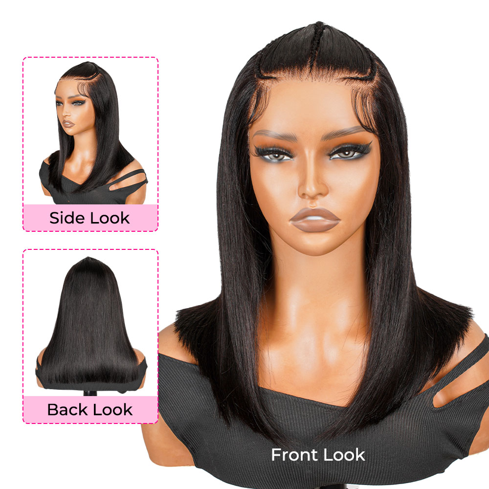 pre styled bob wig