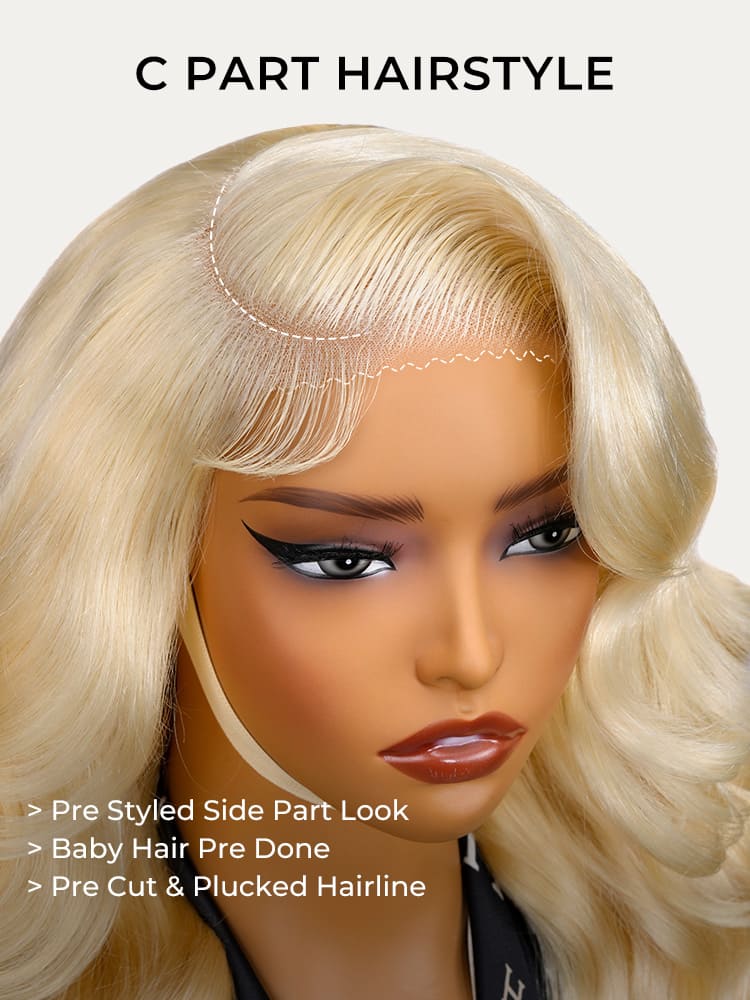 side part 6*8 lace closure wig