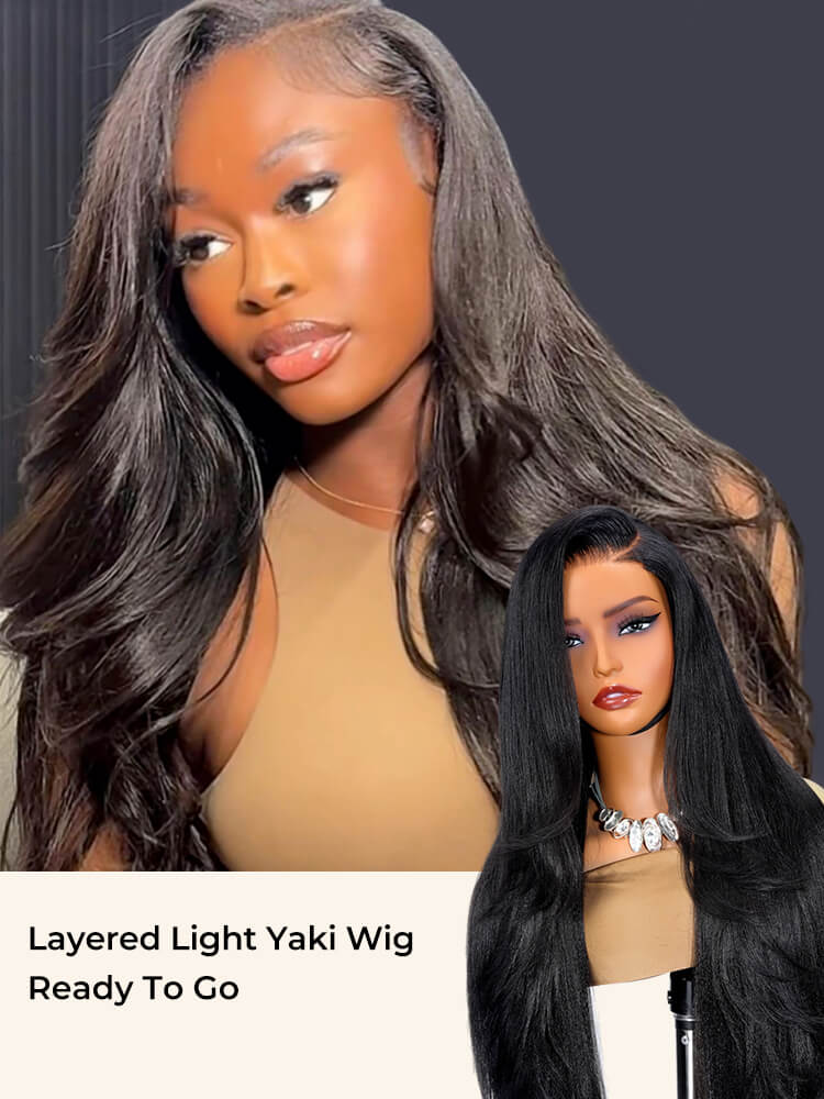 ready to go light yaki straight wig