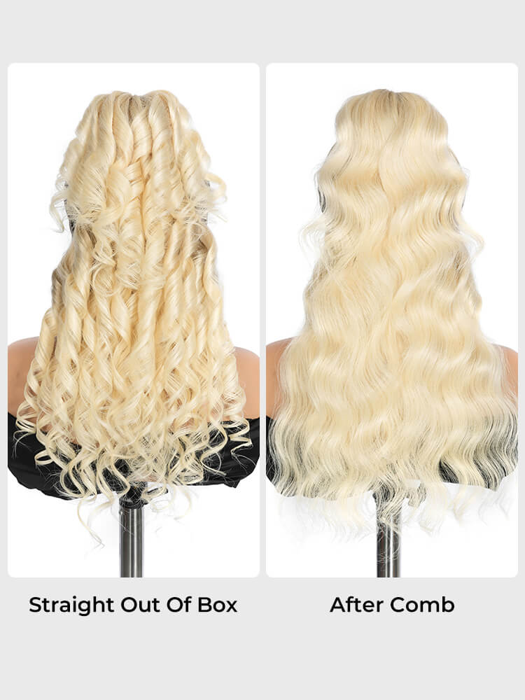 loose body wave wig after combing