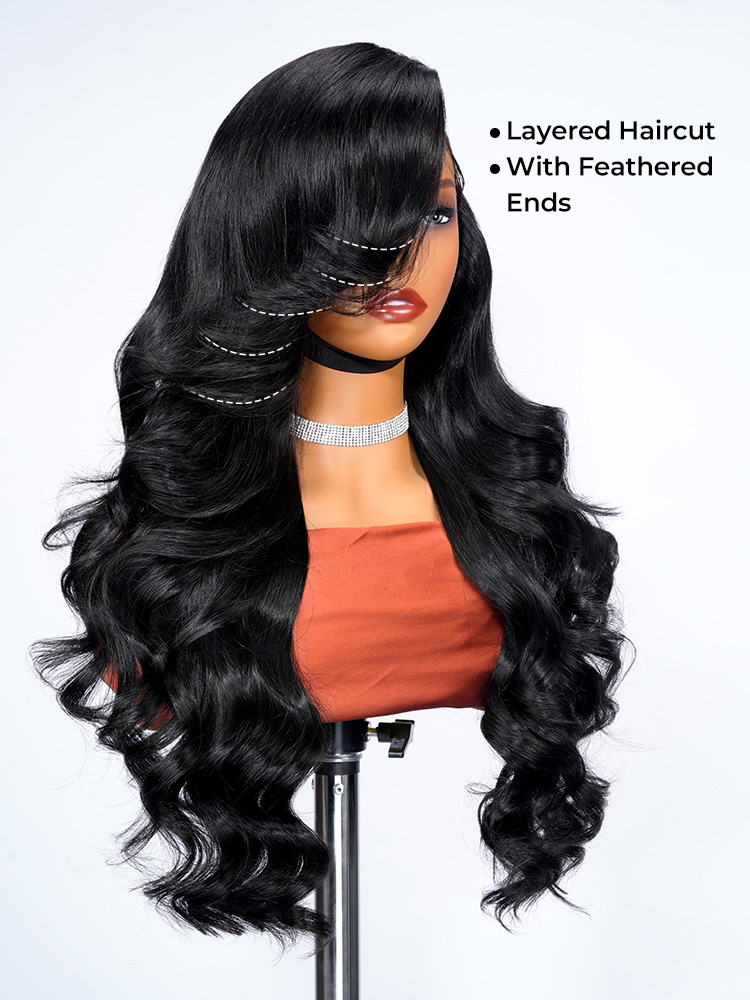 side part look hairstyle