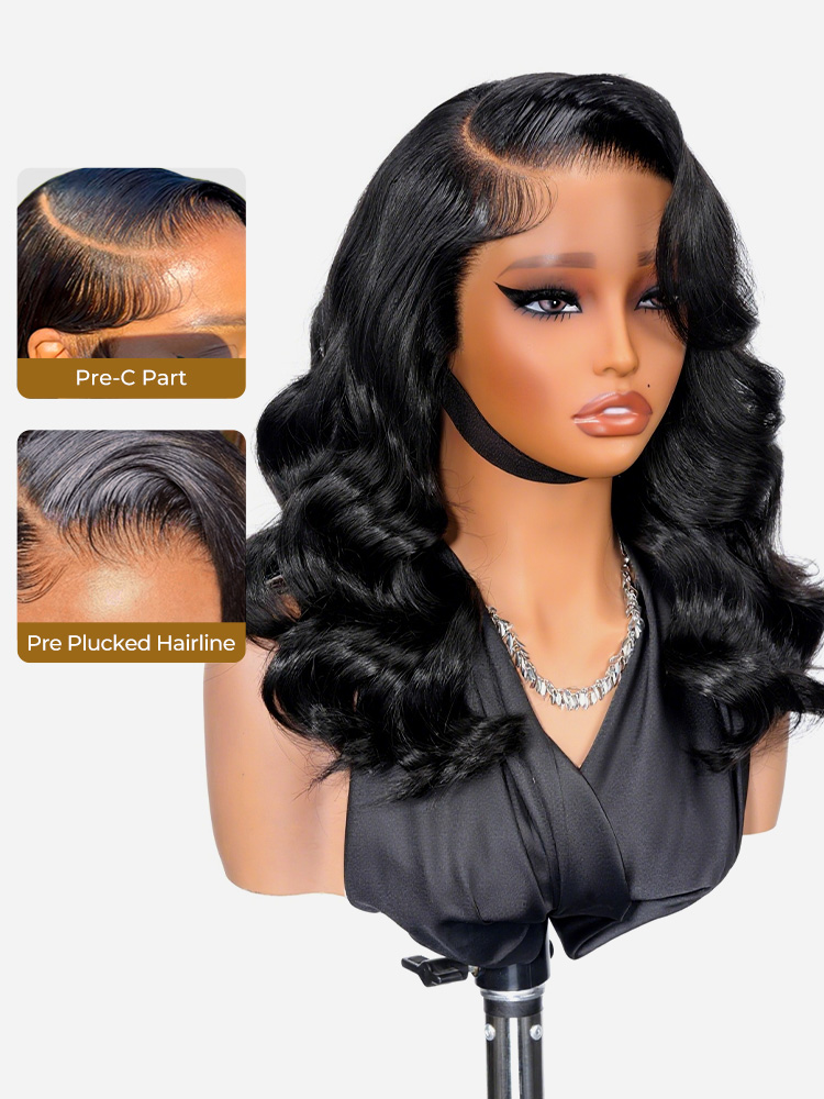 glueless lace front wig