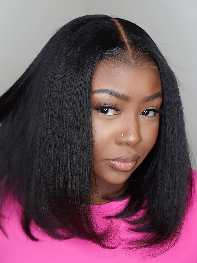 Yaki Straight Short Bob Wig