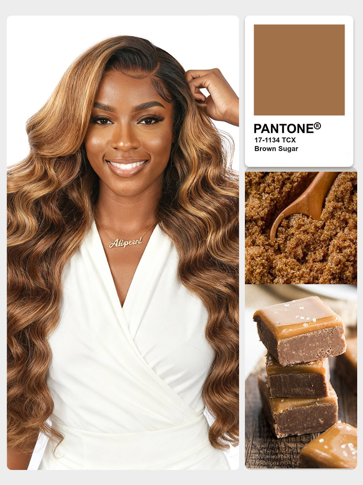 Highlight Ombre Body Wave Wig Glueless