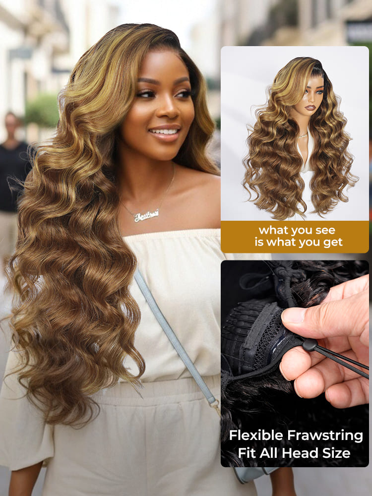 Highlight Ombre Body Wave Wig