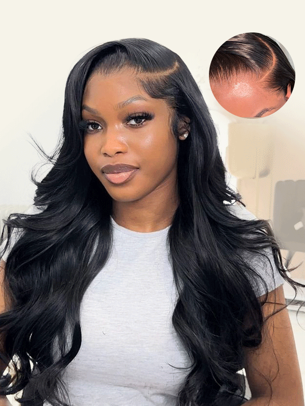 Lagos M Shaped Hairline Body Wave 13x6 HD Lace Front Wig Side Part