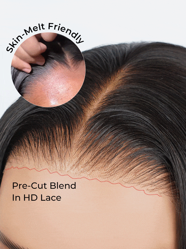 tiny knots hd lace front wig
