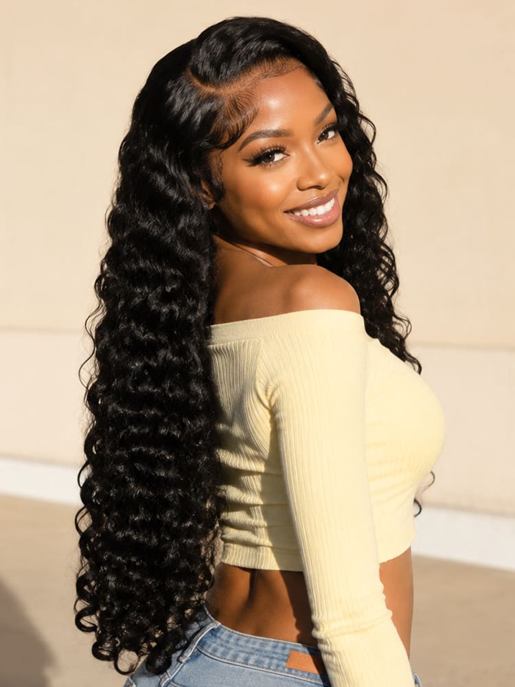 indian curly hair glueless wig
