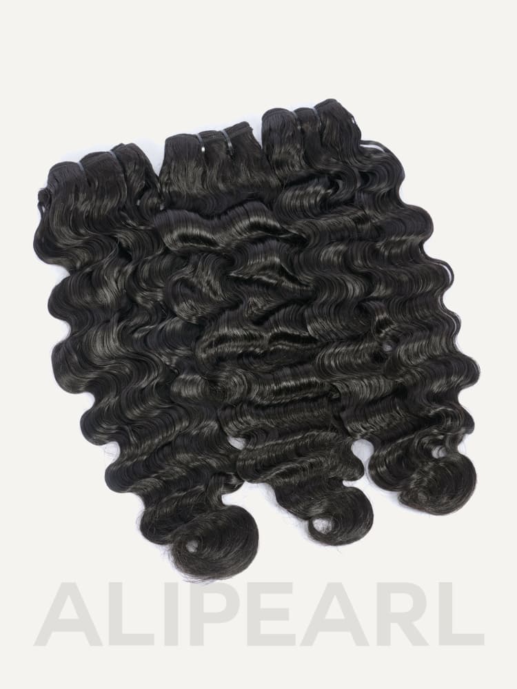 Raw Indian Curly Hair Bundles Loose Wave Hair Extensions 1-3 Pcs