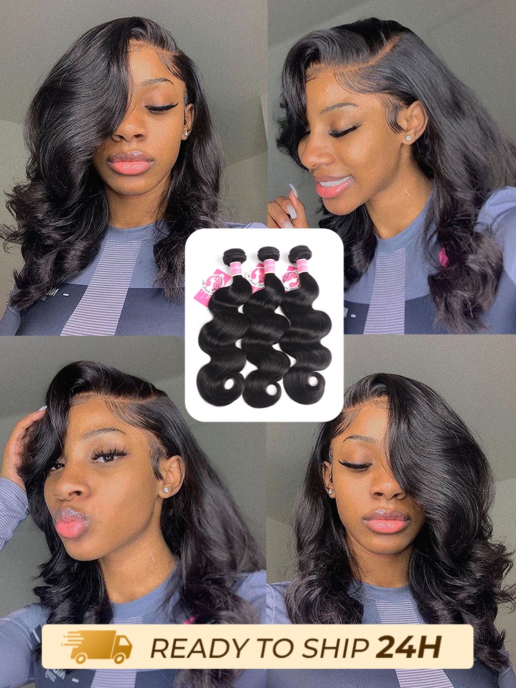 Alipearl Brazilian Body Wave Virgin Hair 3 Bundles/Lot