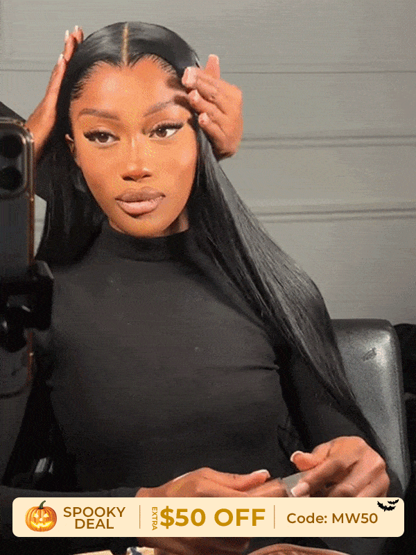 Widow's Peak M Hairline 13x6 HD Lace Front Wig No Baby Hair