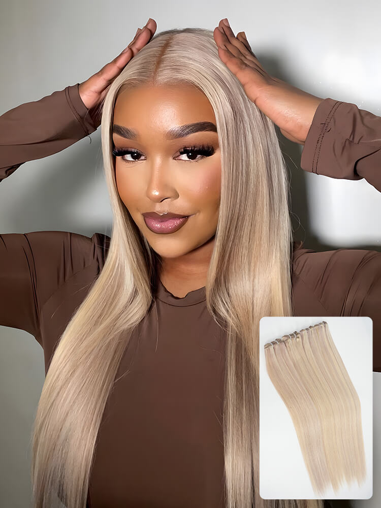 Premium P18/613 Balayage Body Wave Hair Bundles