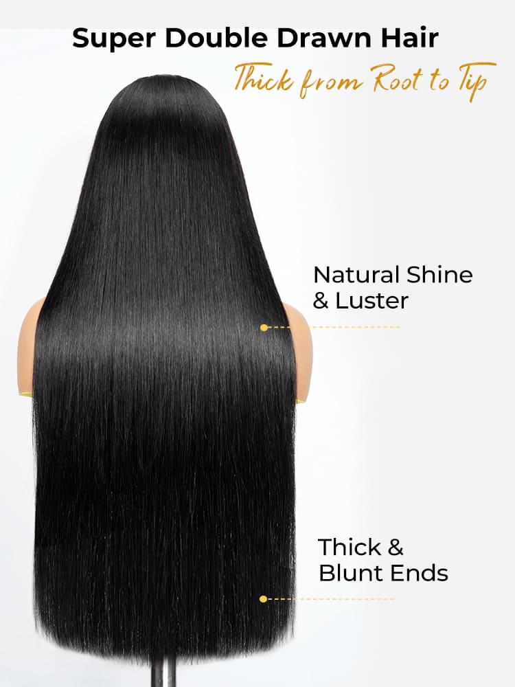 Top grade human hair wig