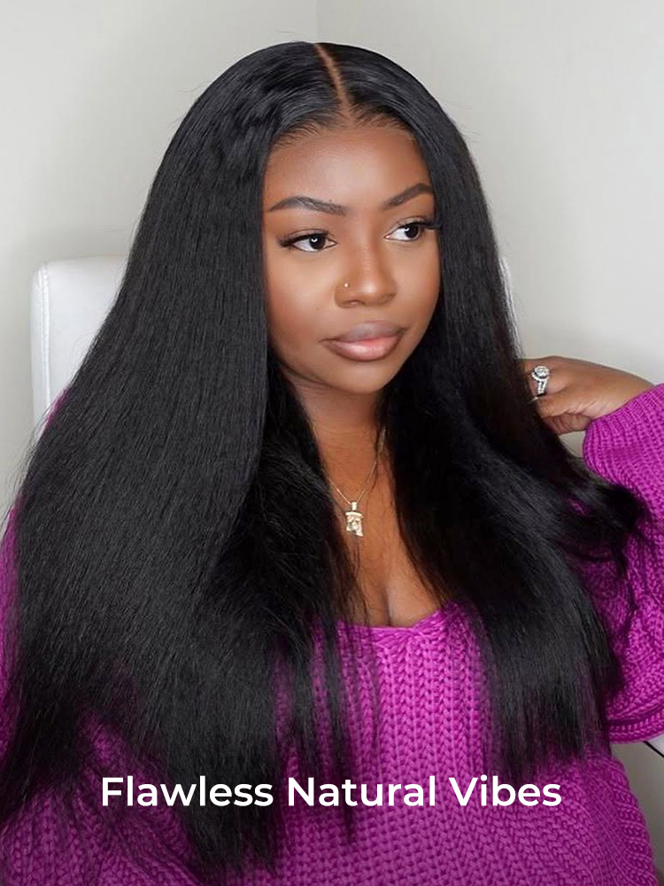 Yaki Straight Glueless Wig