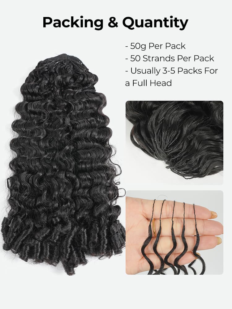 Feather Curly Texture