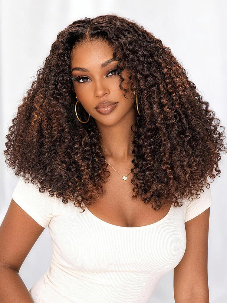 full 250 density curly wig