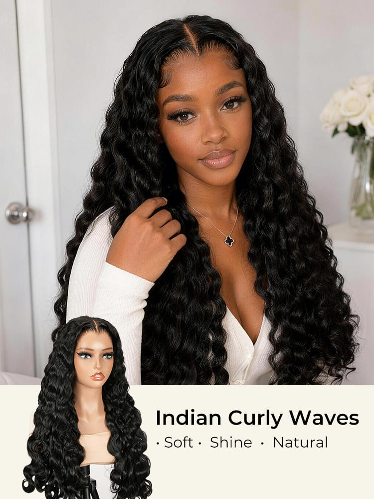 indian curly wig with lagos hairline