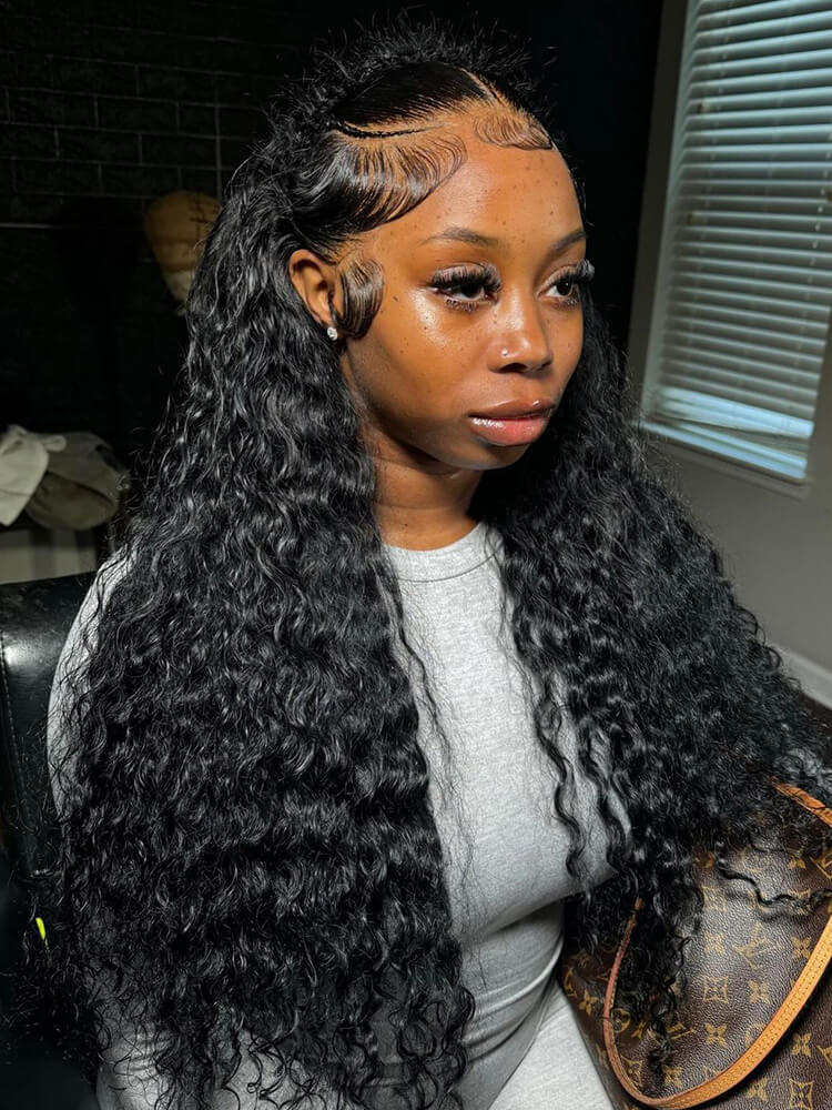 halo braids deep wave wig