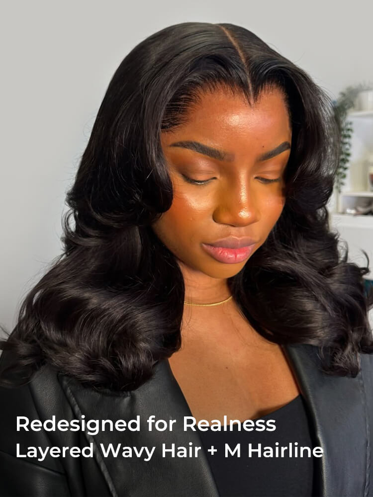 hairstylist work bouncy waves
