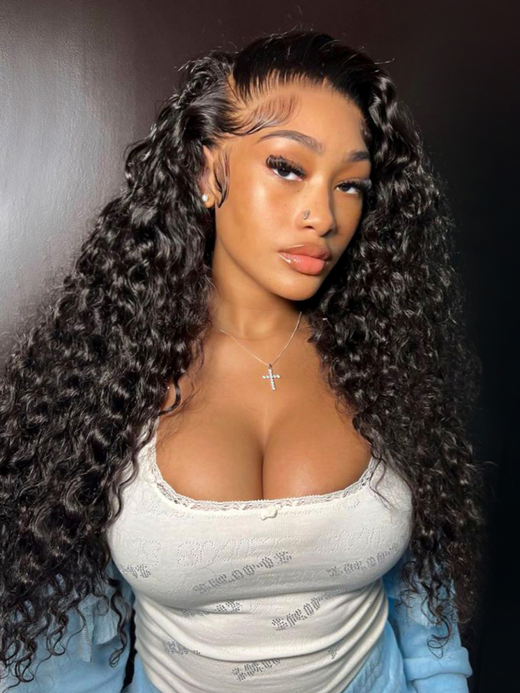 losoe deep wave lace frontal wigs