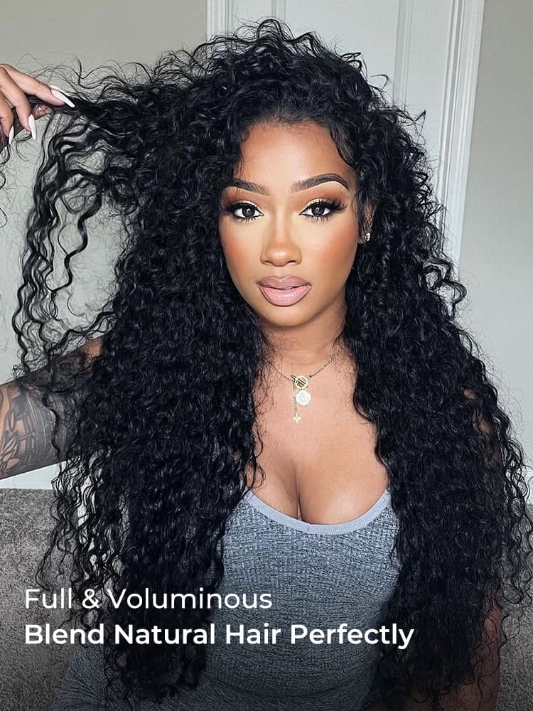 250% high density curly glueless wig