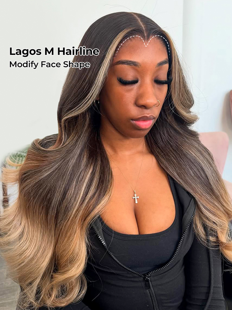 Lagos M Hairline Front Wigs