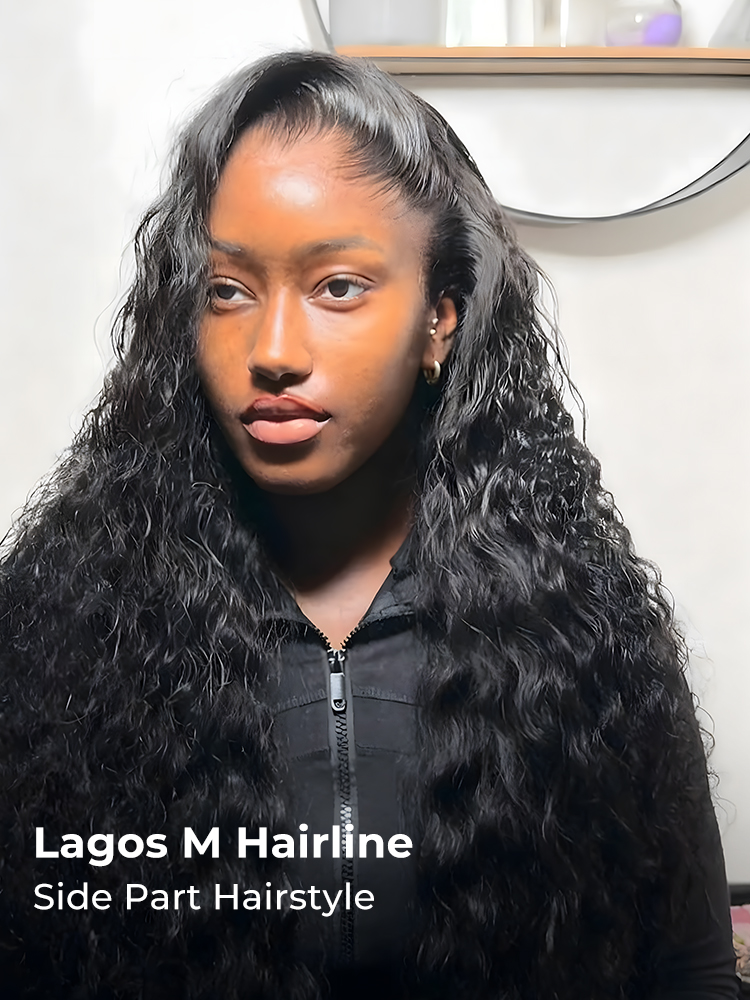 bouncy deep wave wig