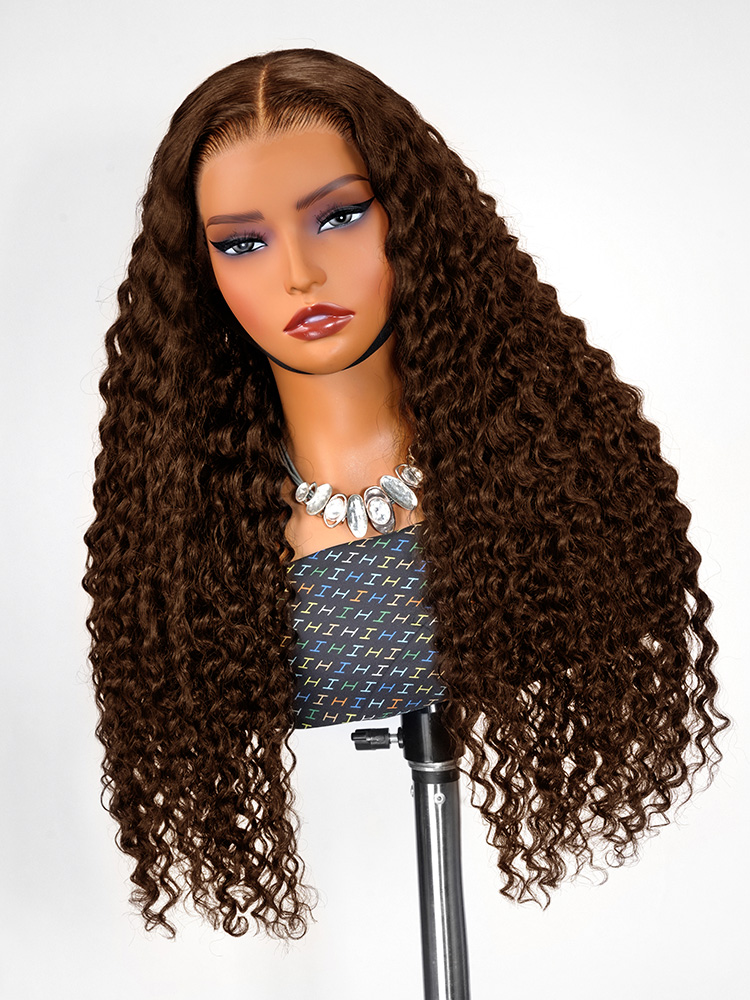 chocolate brown lace frontal wig