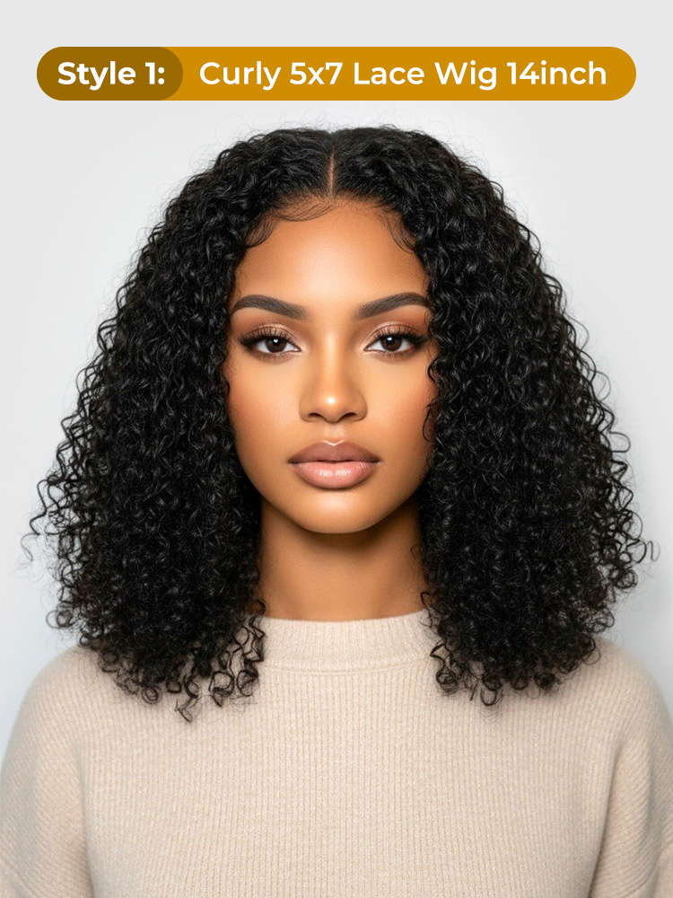 Curly Lace Closure Wig