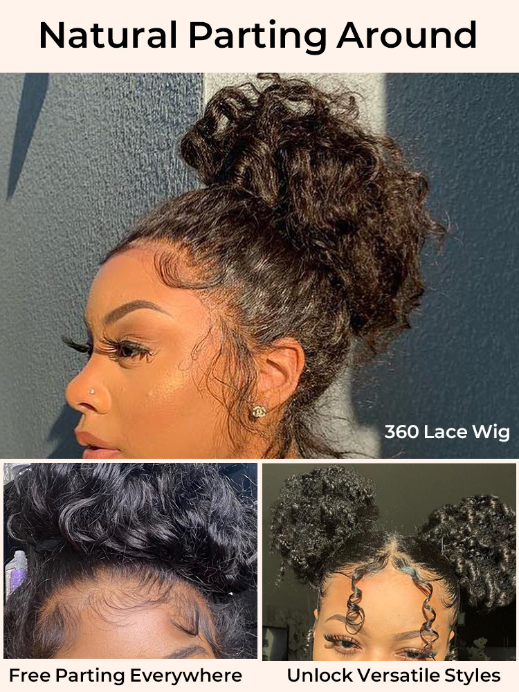 360 Human Hair Lace Front Wigs