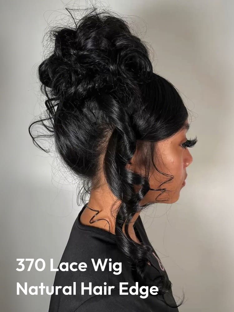 370 Body Wave Lace Wig With Fitted Cap