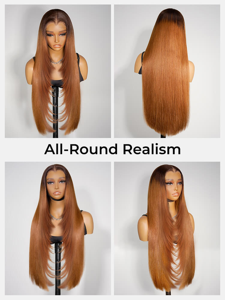 Layered Cut Honeyed Bliss M Hairline Wig