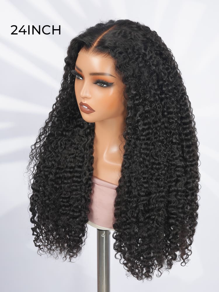 bouncy curly lace wig