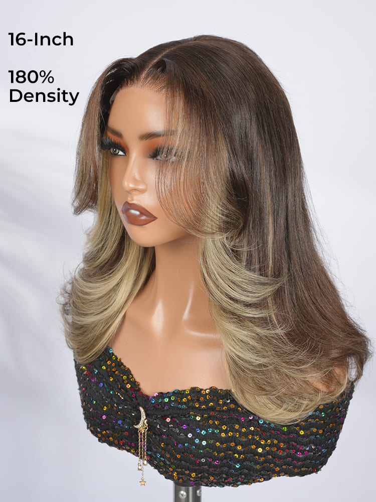 highlight bob lace front wig