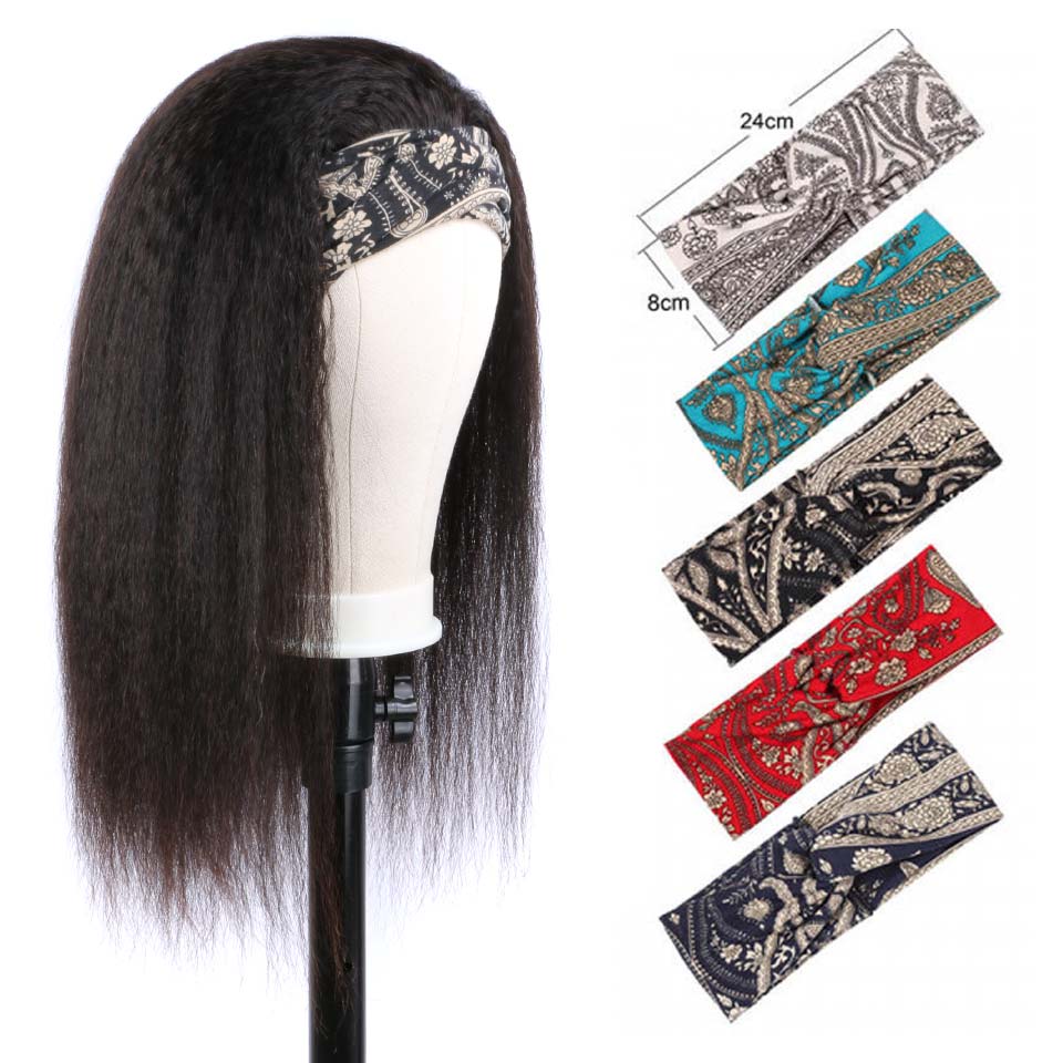 Yaki straight human hair wig