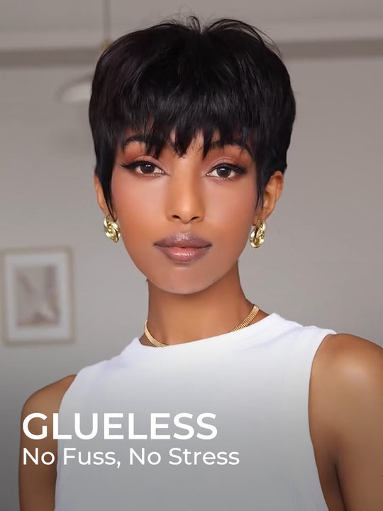 Pixie Haircuts Straight Hair Wigs